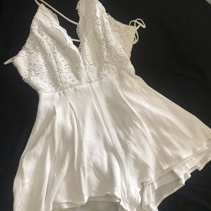 White romper